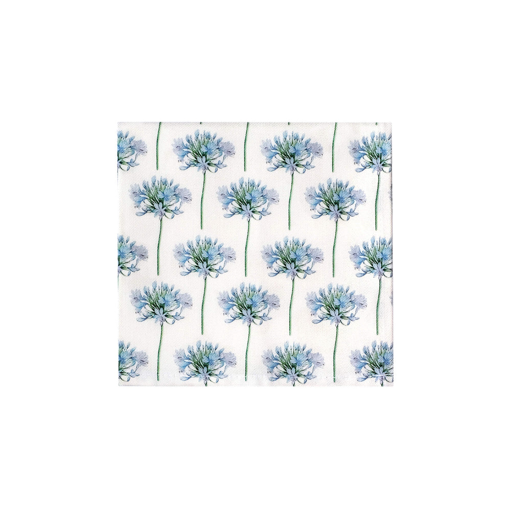 blue agapanthus flower napkins