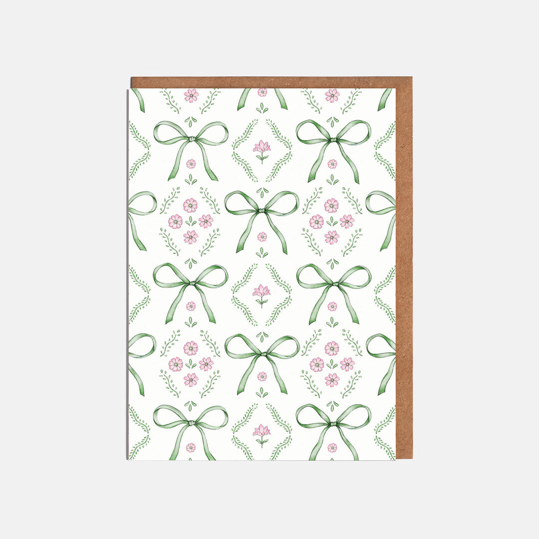 Bow Card - Blank