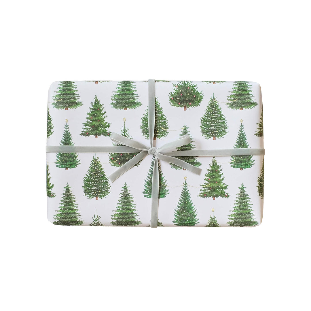Christmas tree wrapping paper