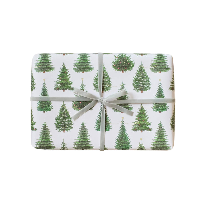 Christmas tree wrapping paper