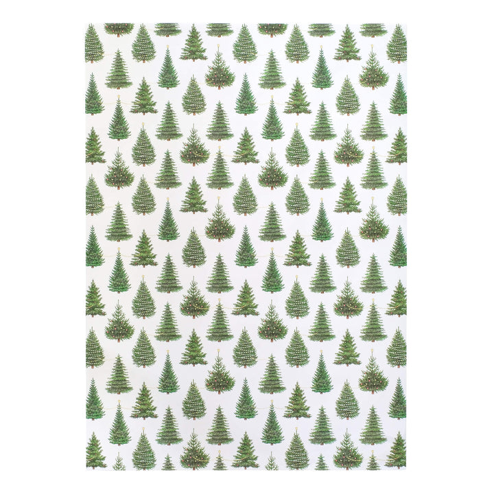 Christmas tree wrapping paper