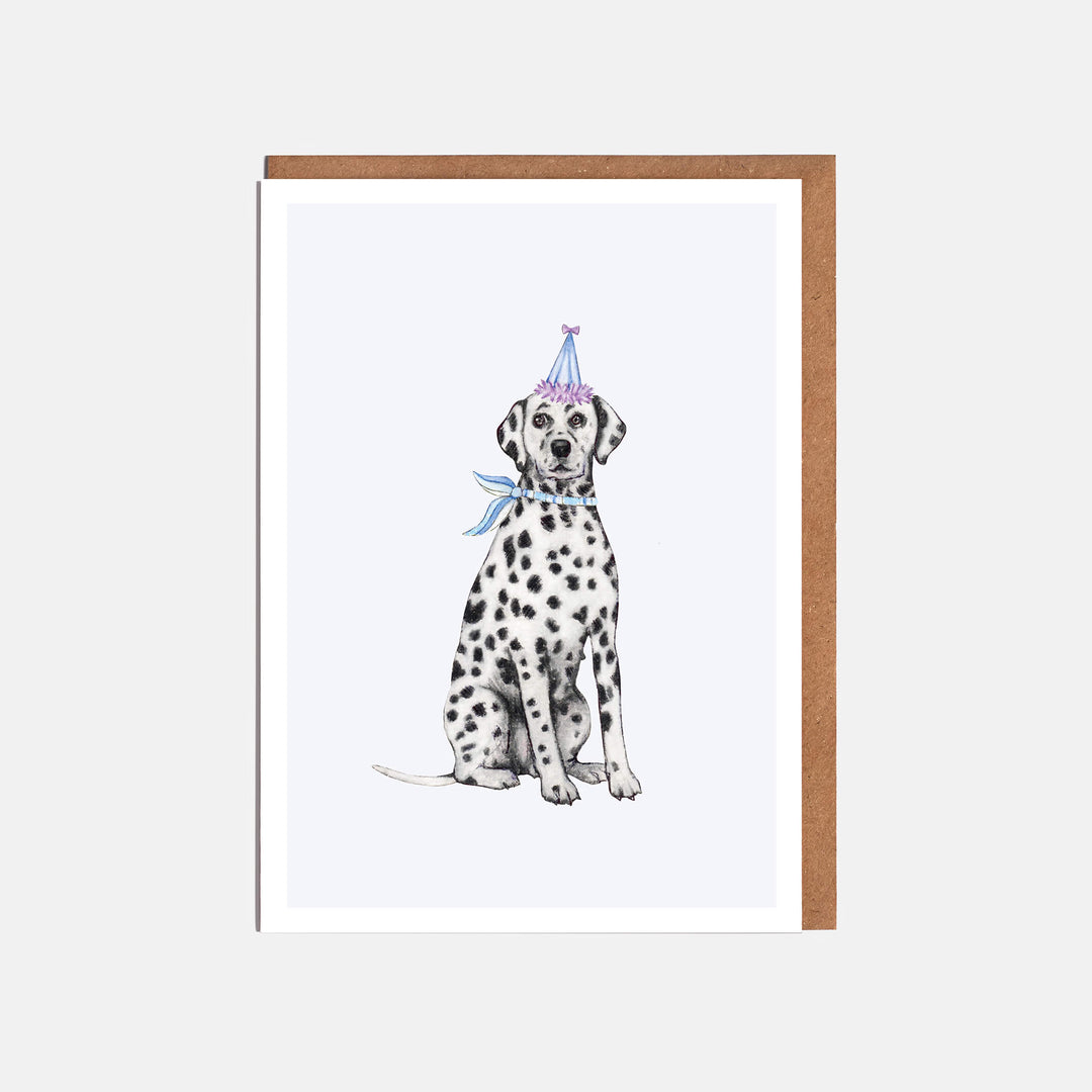 dalmatian birthday card