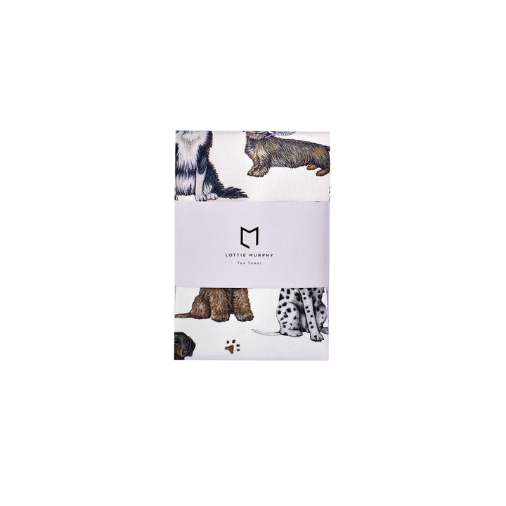 dog tea towel