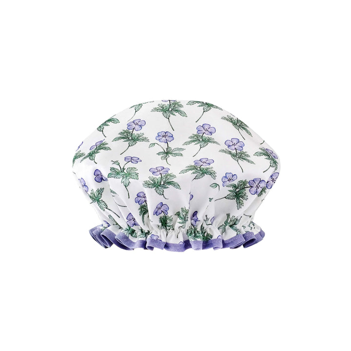 Geranium Shower Cap