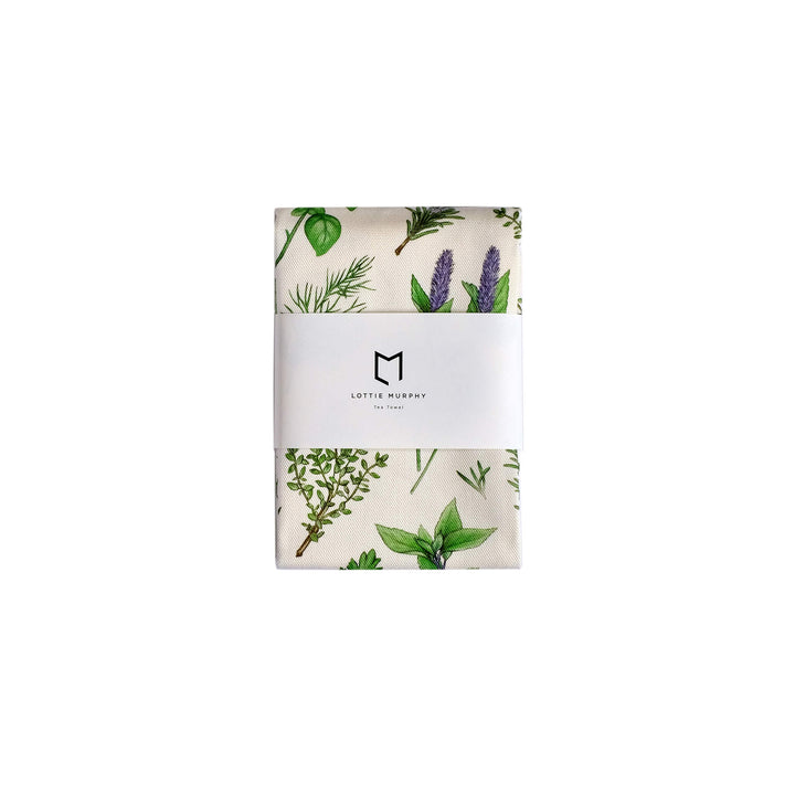 herb tea towel