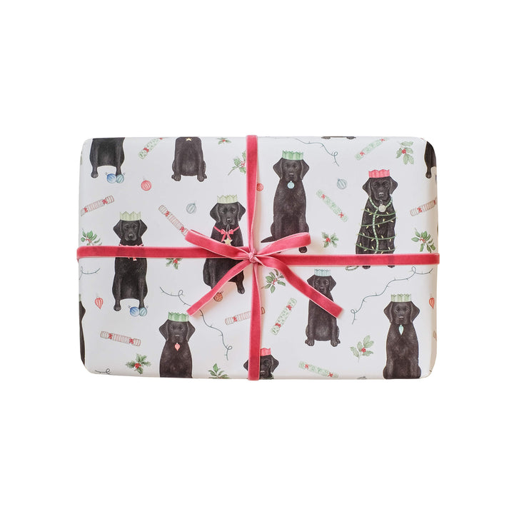 Labrador christmas wrapping paper
