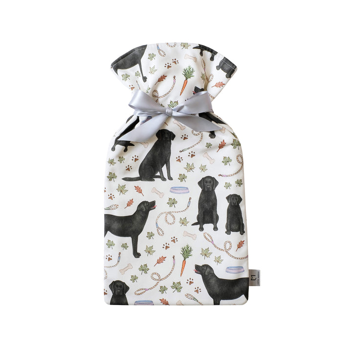 black labrador hot water bottle