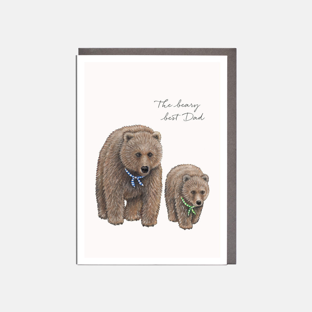 Bear Father's Day Card - The Beary Best Dad