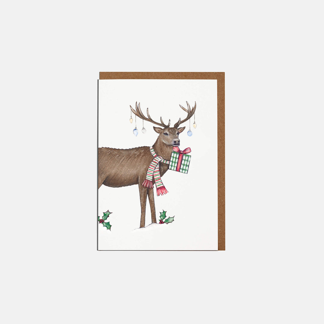 Reindeer Mini Christmas Card