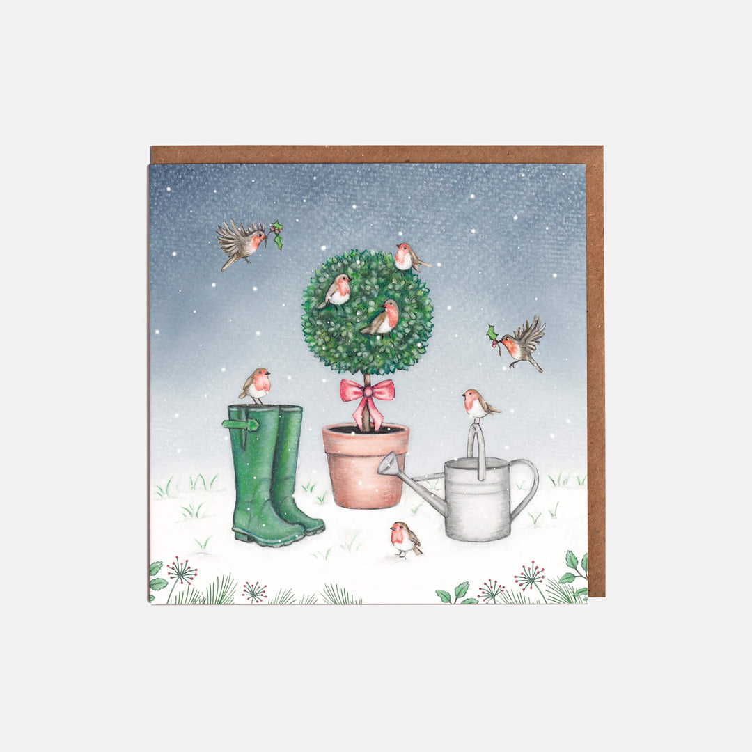 Topiary Christmas Card Pack