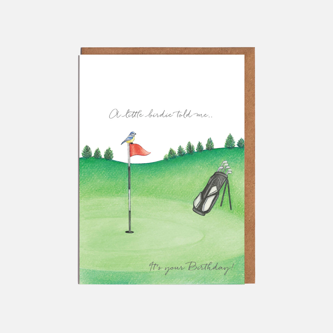 LOTTIE MURPHY Golf Card - A little birdie told me, it's your Birthday! AF19