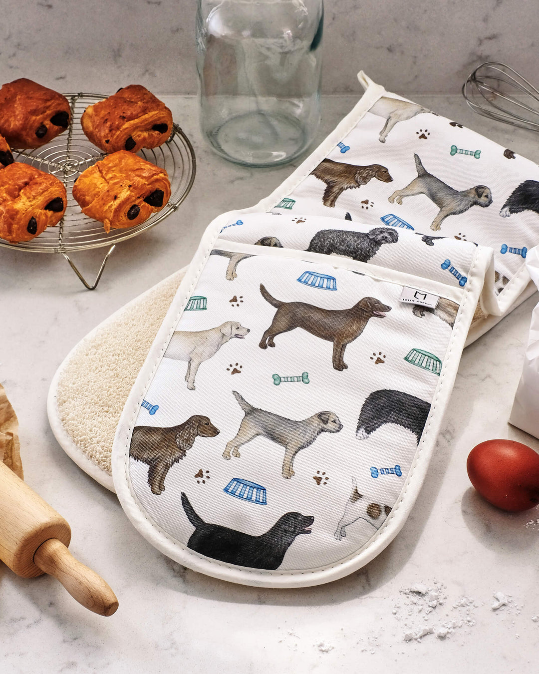 dog double oven glove