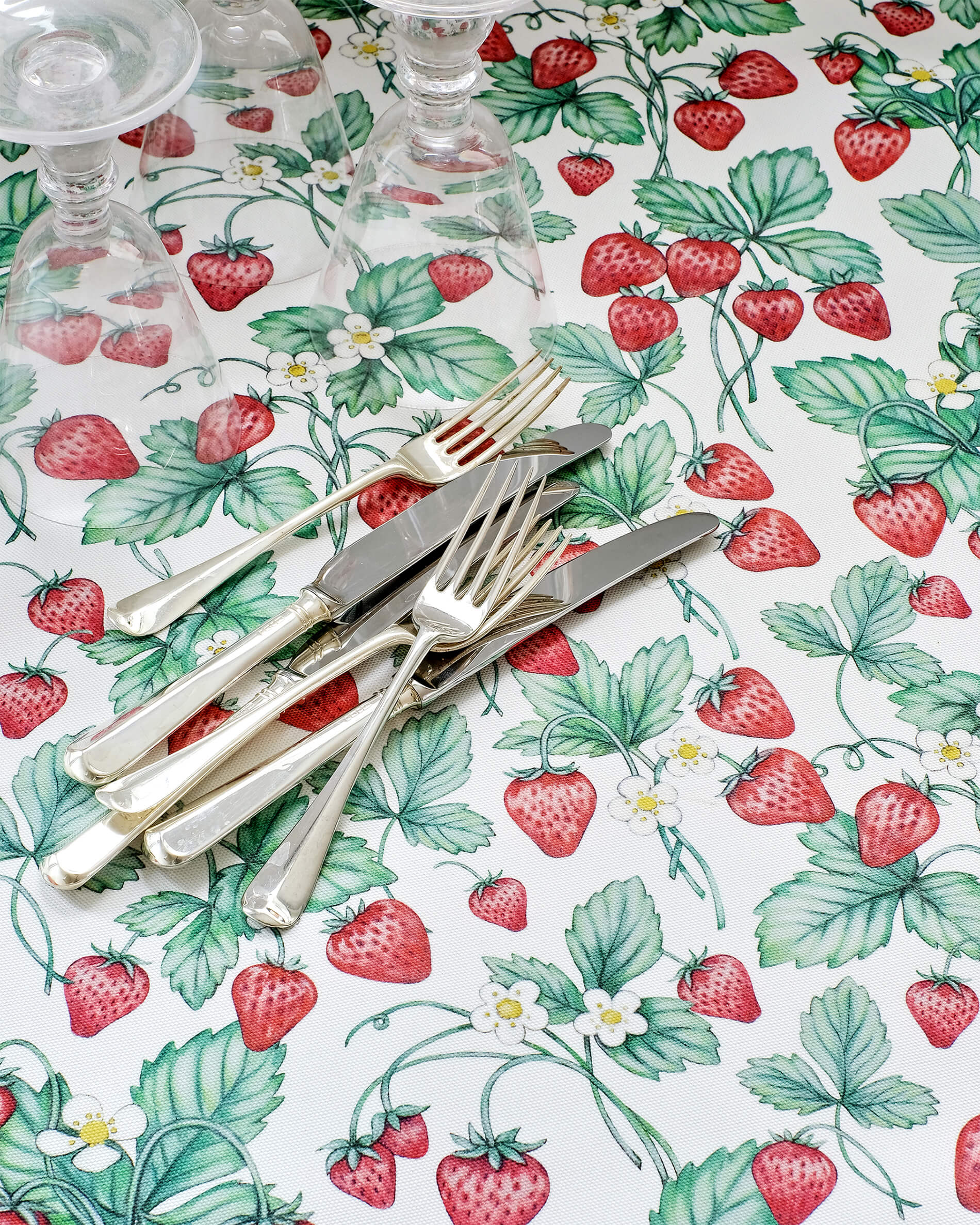 strawberry tea towel