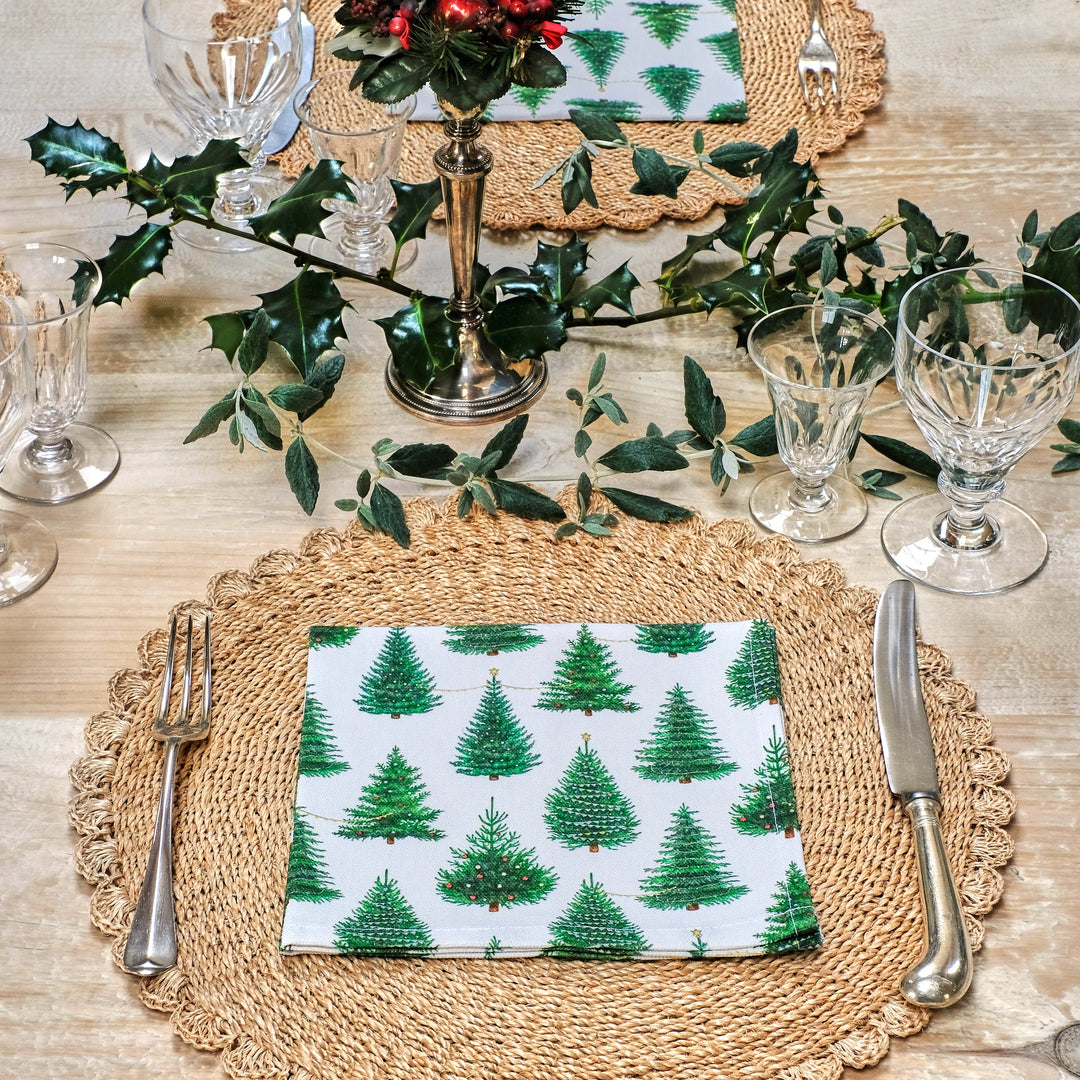 LOTTIE MURPHY Christmas Tree Napkins (4 per set) NK06