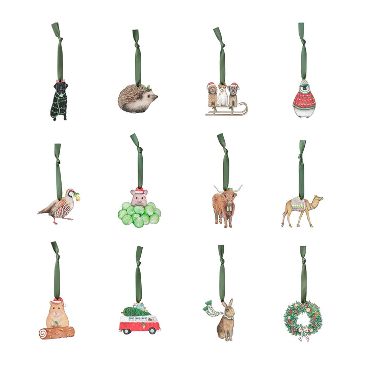 LOTTIE MURPHY Christmas Tree Decoration Bundle Builder (5 Decorations) BD01