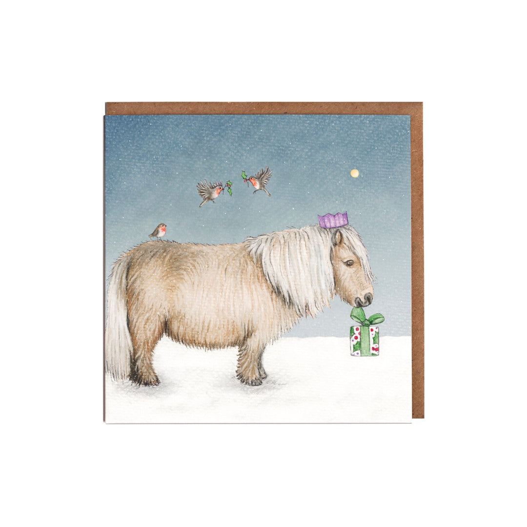 LOTTIE MURPHY Shetland Pony Christmas Card Pack MB32