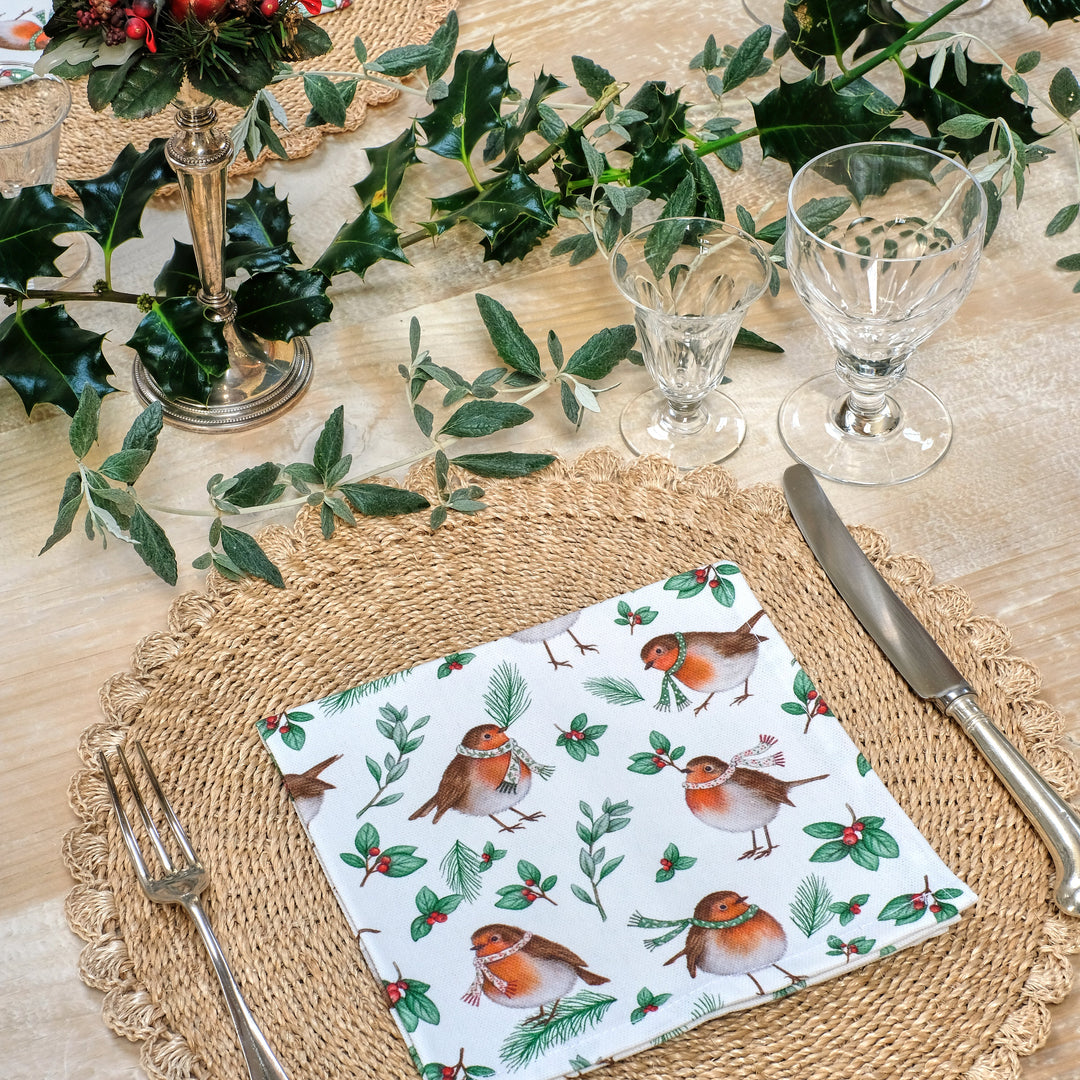 LOTTIE MURPHY Robin Napkins (4 per set) NK07