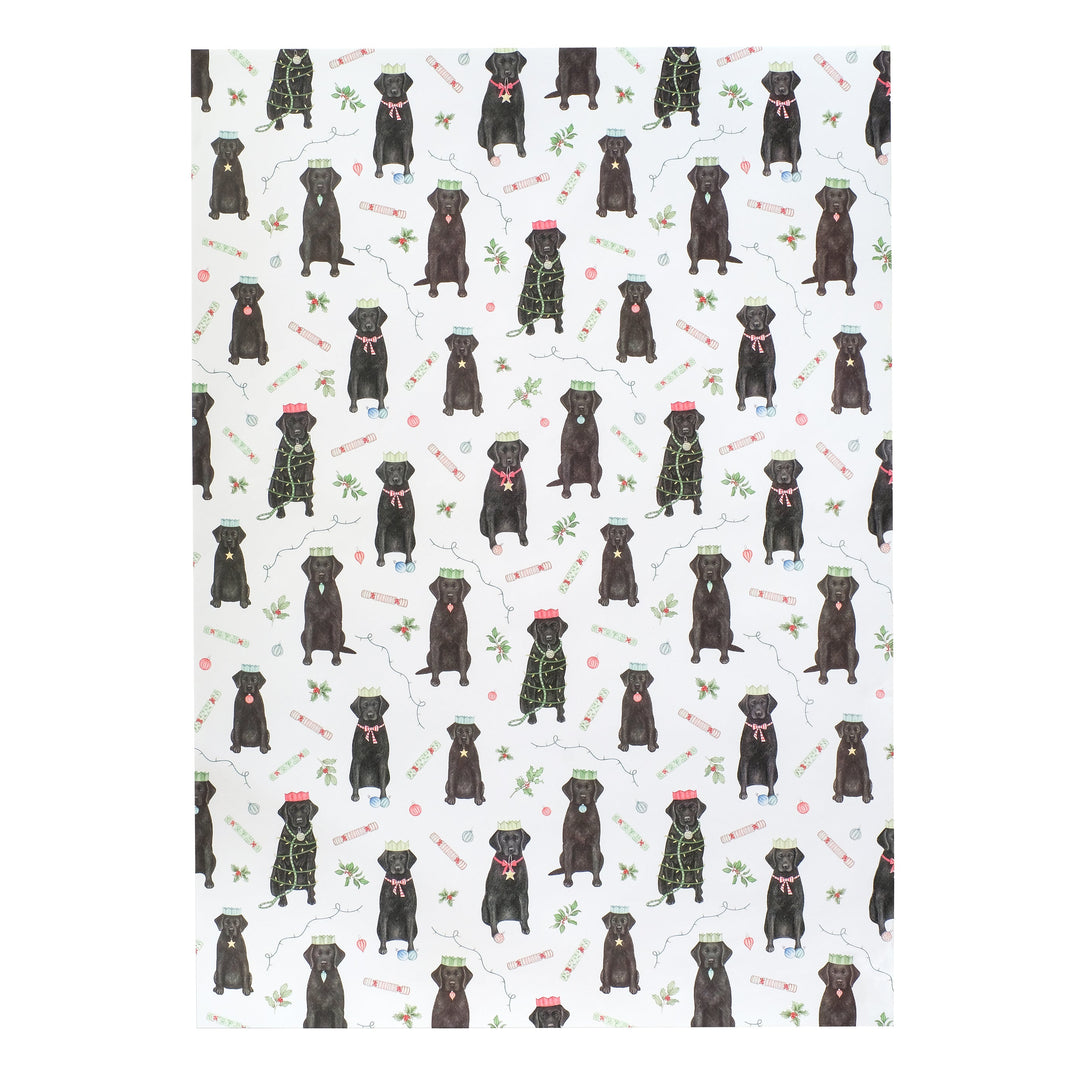 LOTTIE MURPHY Labrador Christmas Wrapping Paper WR01