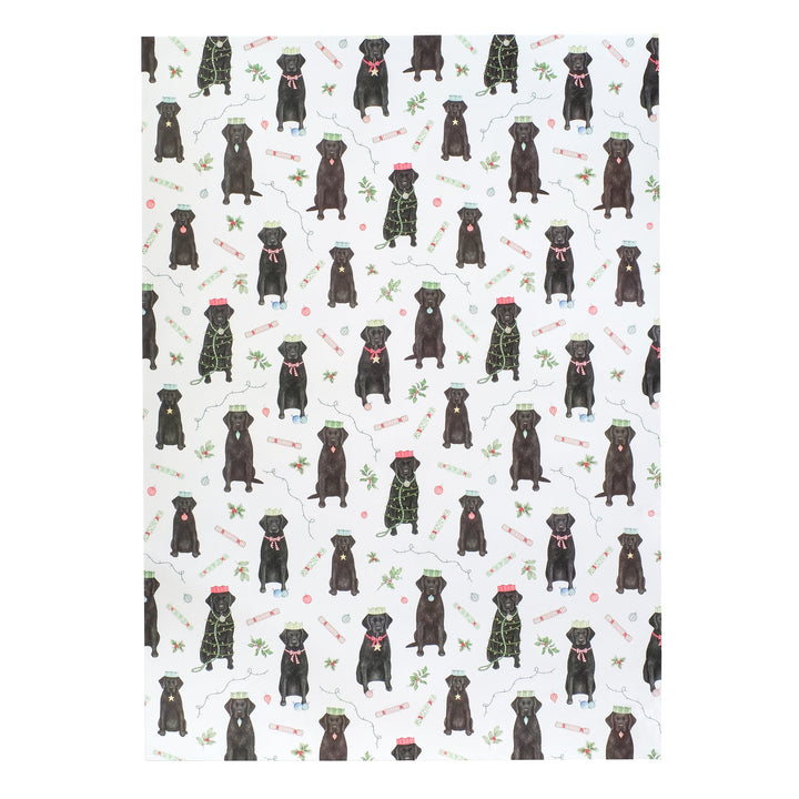LOTTIE MURPHY Labrador Christmas Wrapping Paper WR01