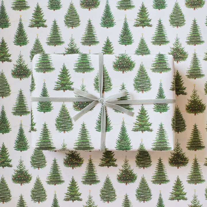 LOTTIE MURPHY Christmas Tree Wrapping Paper WR04