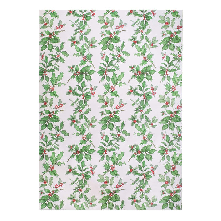 LOTTIE MURPHY Holly Christmas Wrapping Paper WR06