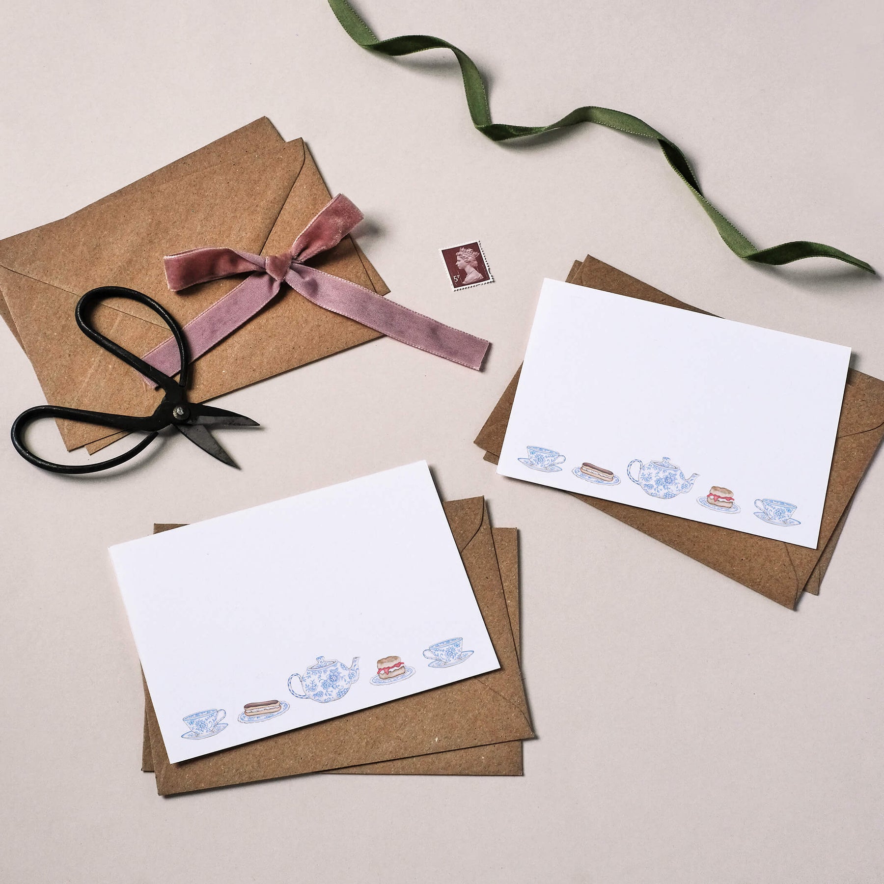 Afternoon Tea Note Cards (10 per pack) – LOTTIE MURPHY