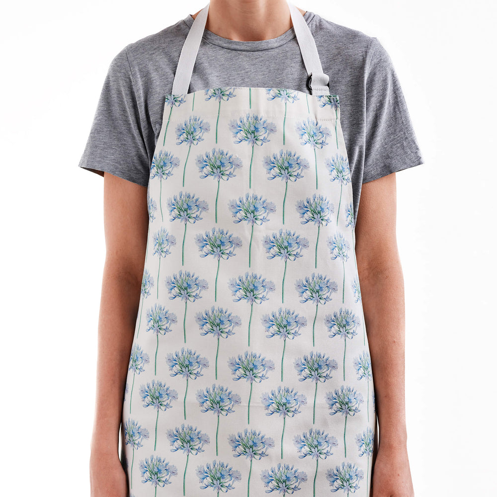 agapanthus floral apron