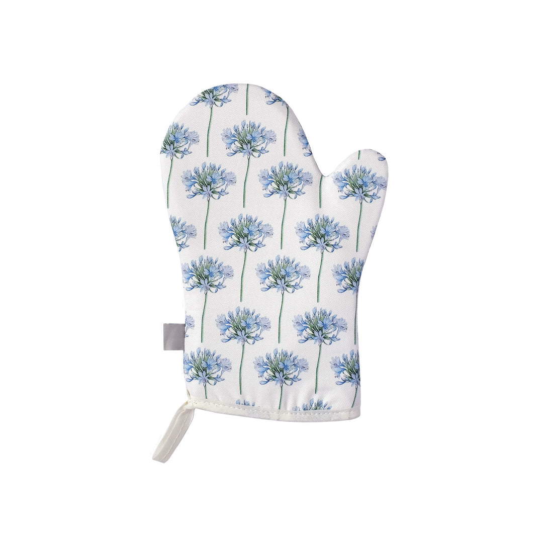 Agapanthus Floral Oven Mitt