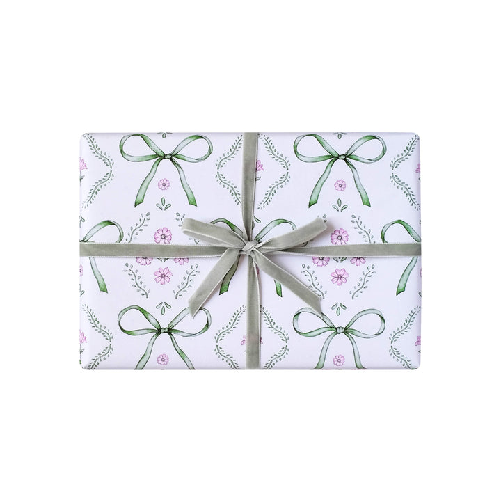 Bow wrapping paper