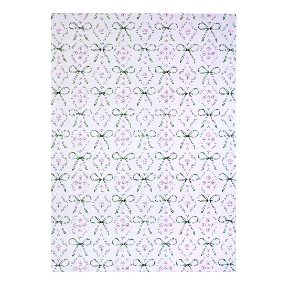 Bow wrapping paper