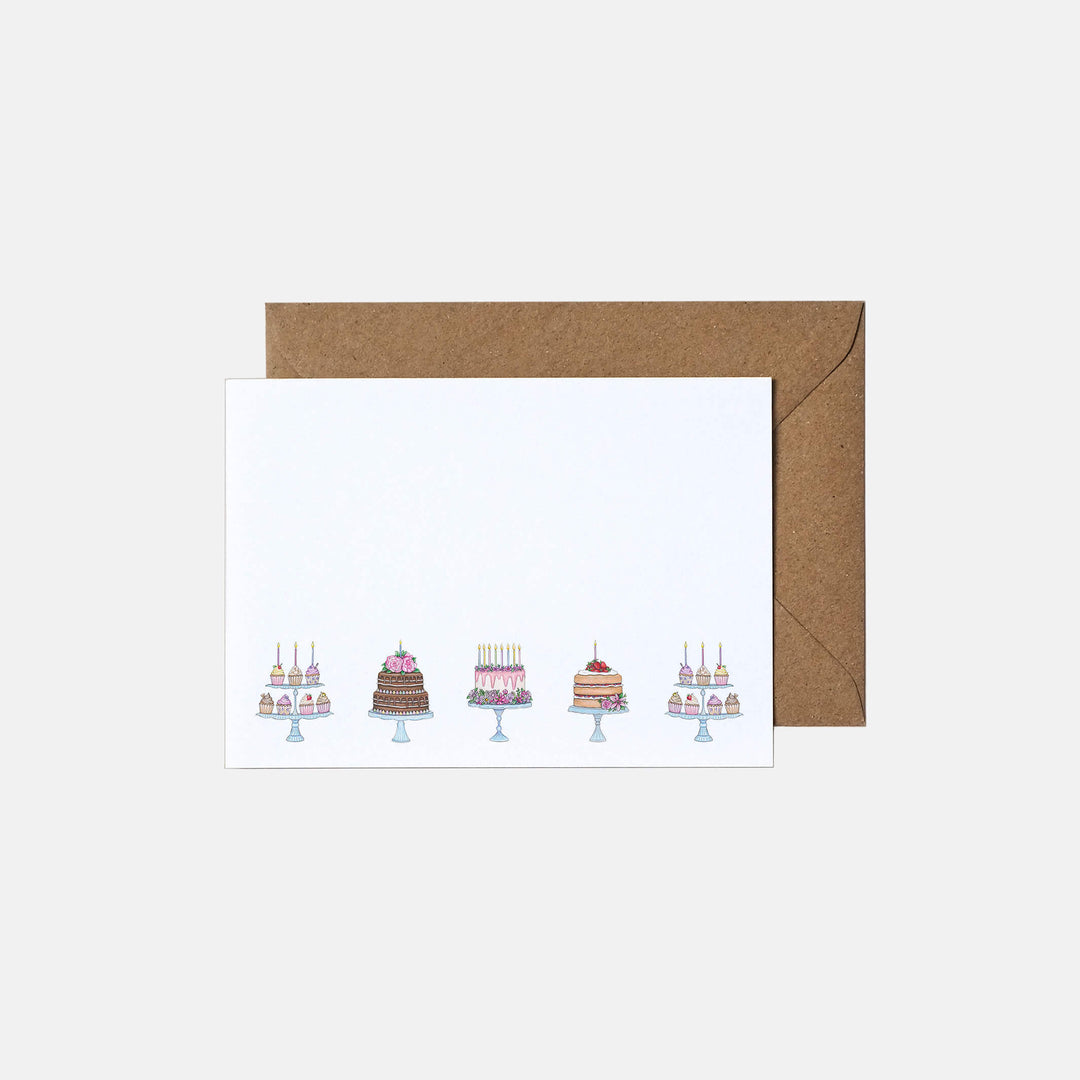 cake note cards