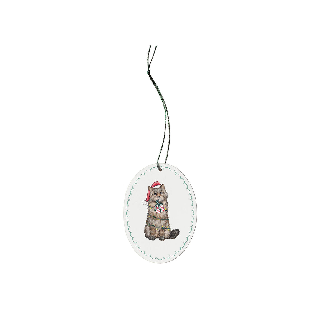 cat christmas gift tags