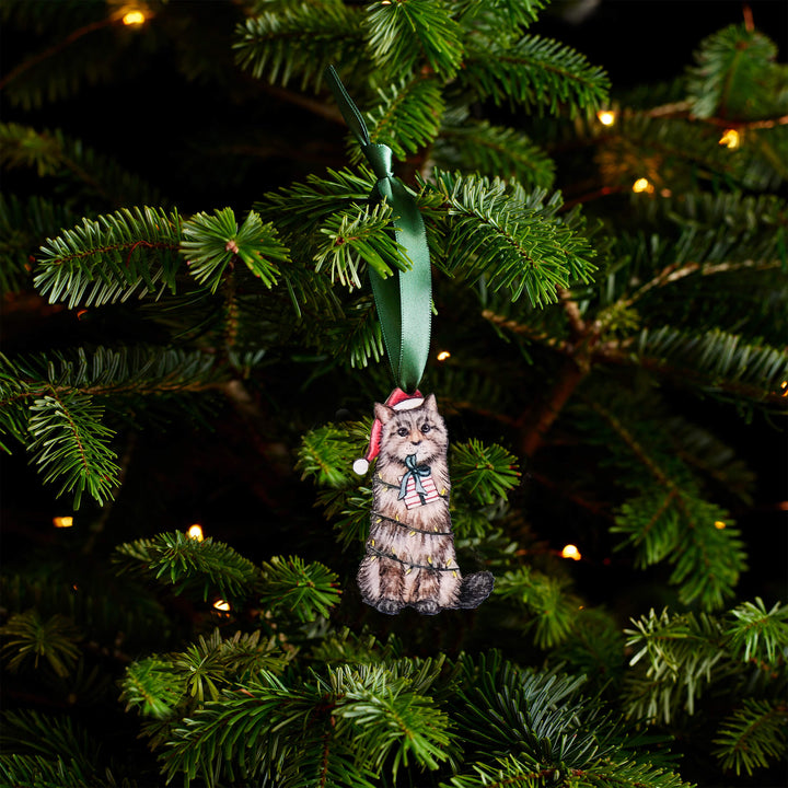 Cat Christmas Tree Decoration