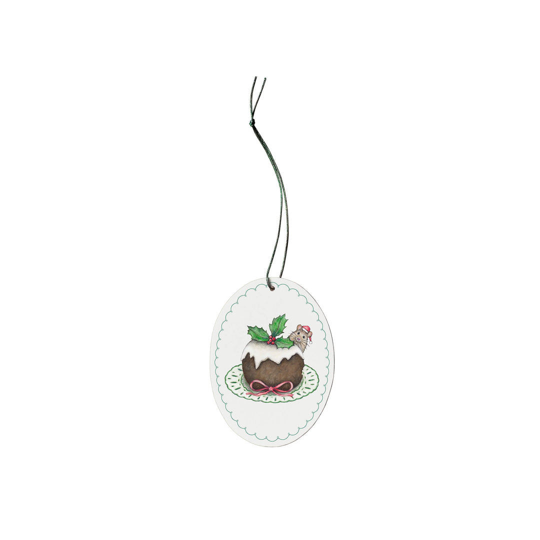 christmas pudding christmas gift tags