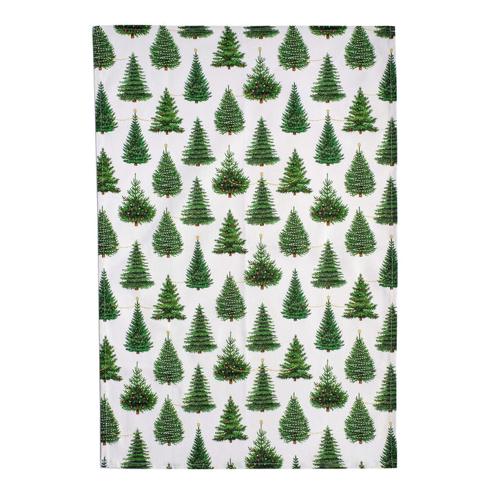 christmas tree tea towel