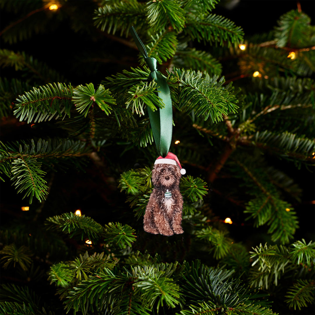 Cockapoo dog Christmas Tree Decoration