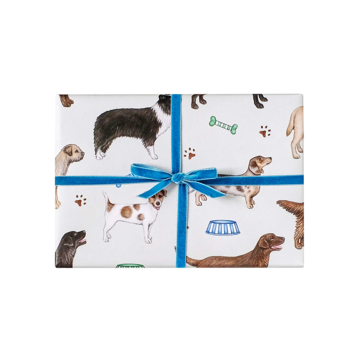 dog wrapping paper