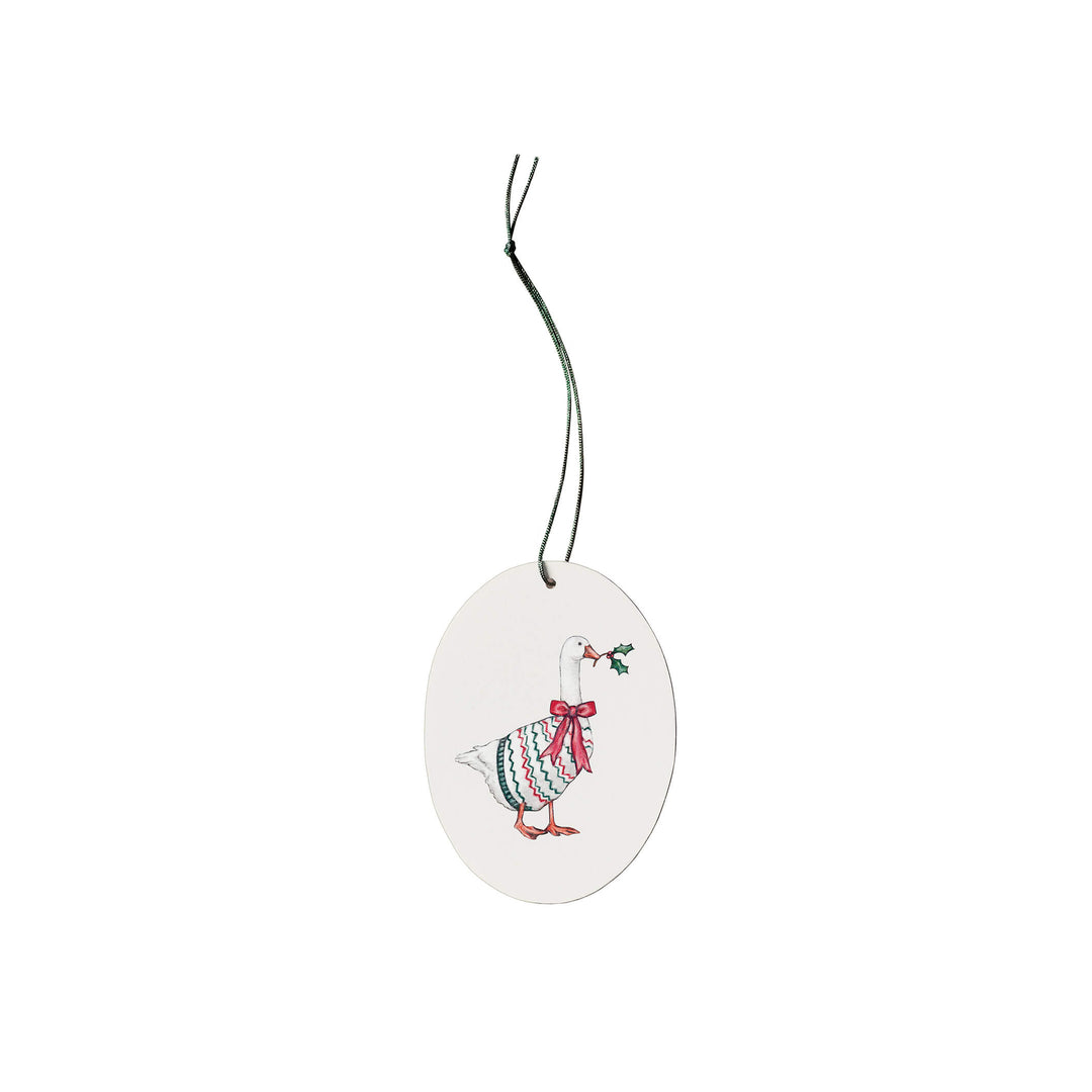 goose christmas gift tags