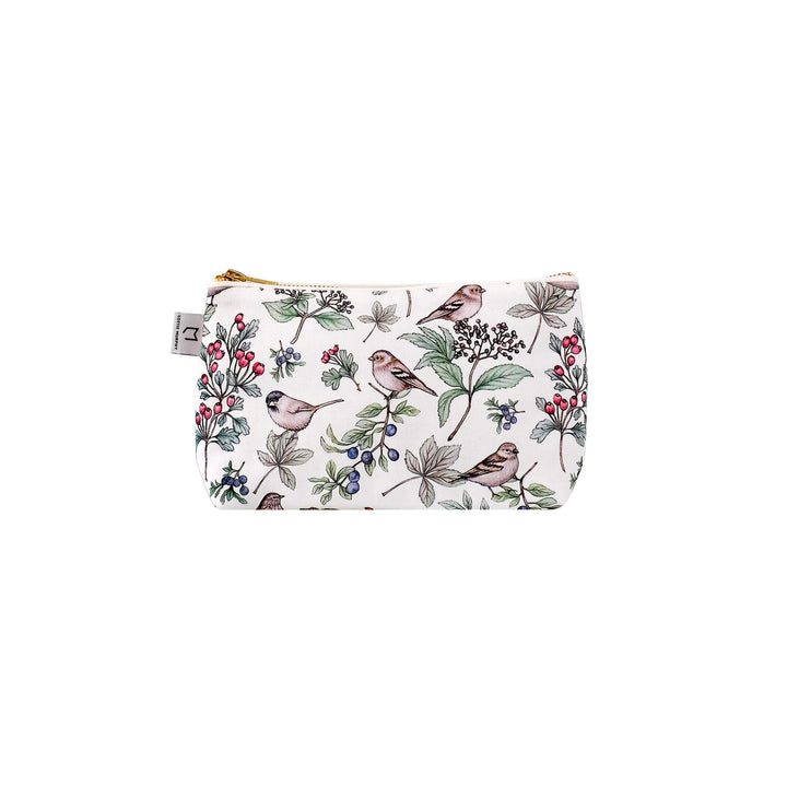 hedgerow & bird make up bag
