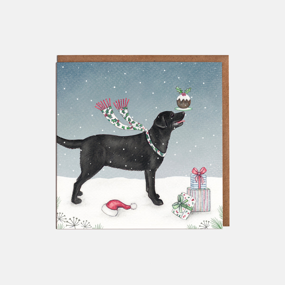 Labrador dog christmas card pack of eight