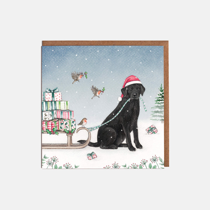 Labrador & Presents Christmas Card Pack