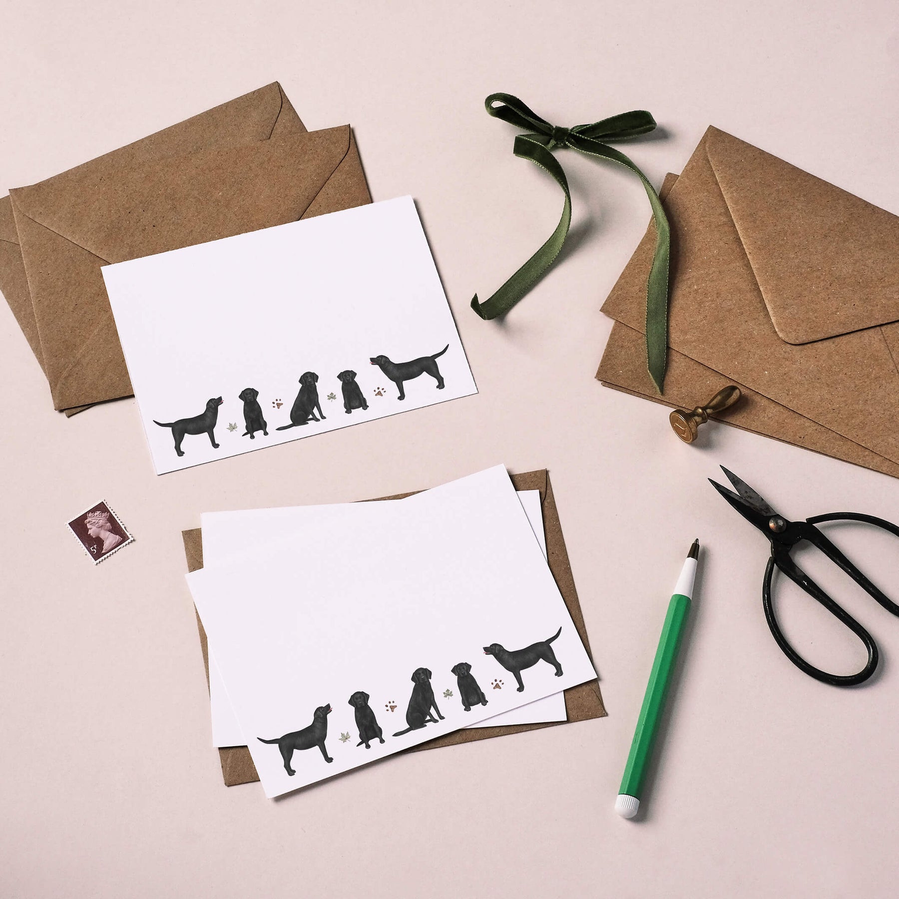 Labrador Note Cards (10 per pack) – LOTTIE MURPHY
