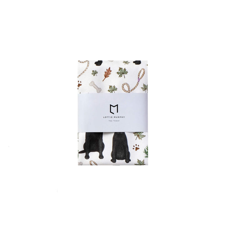 black labrador tea towel