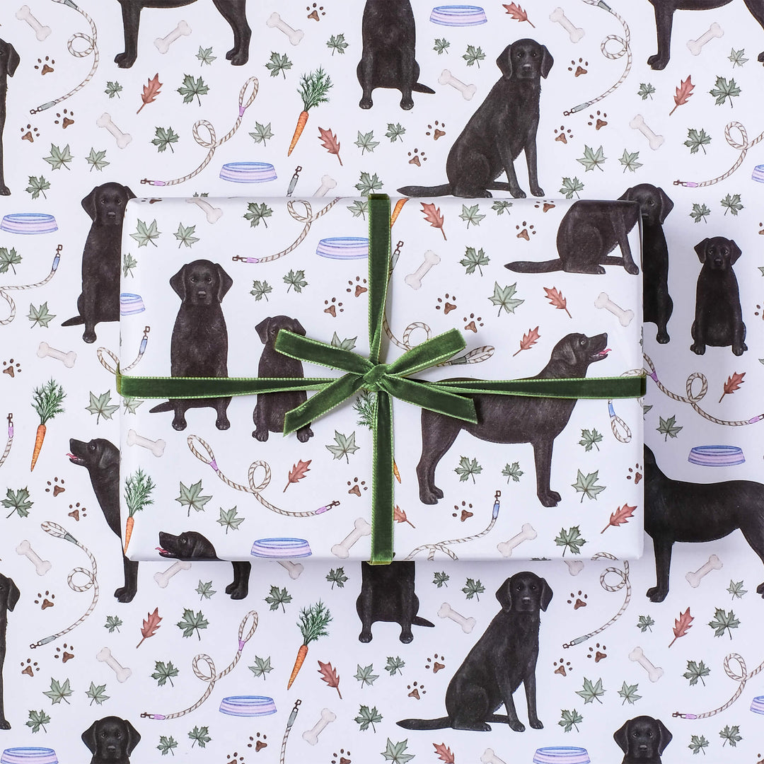 Labrador wrapping paper