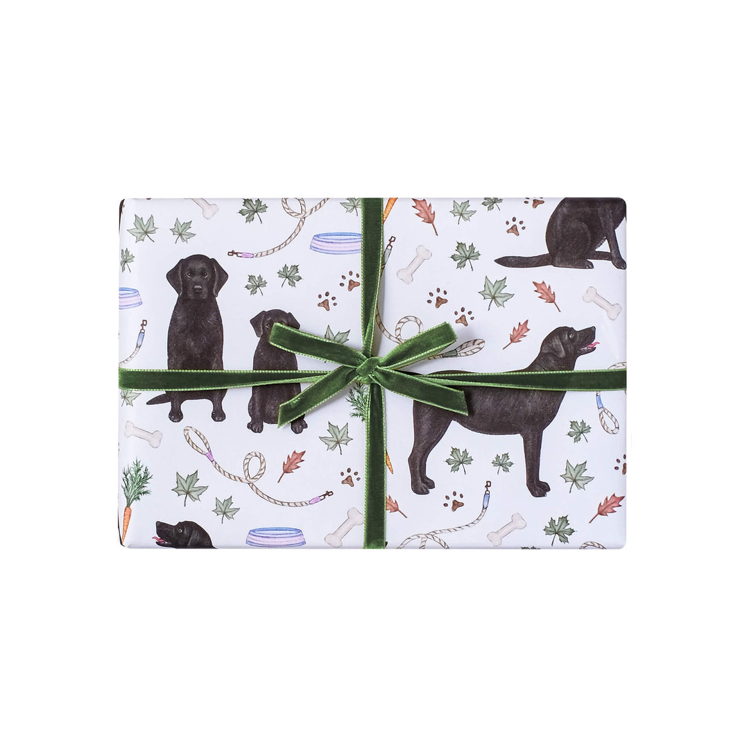 Labrador wrapping paper