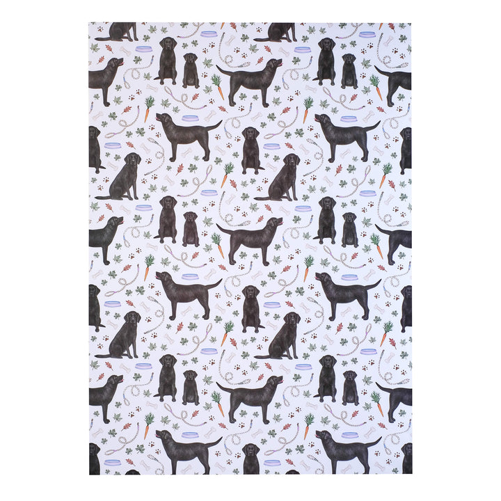 Labrador wrapping paper