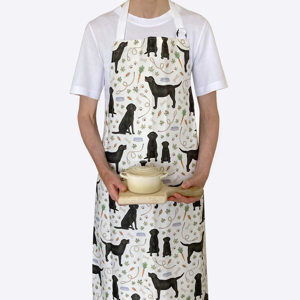 black labrador apron