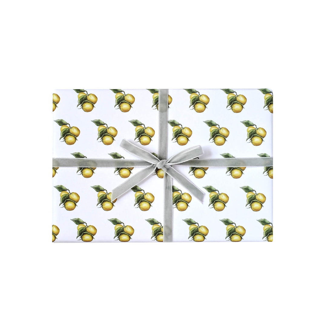 Lemons wrapping paper