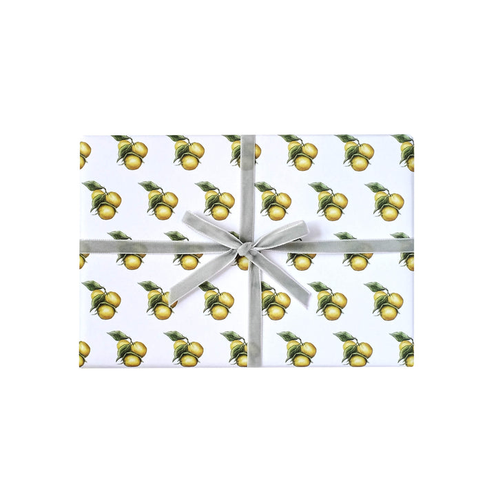 Lemons wrapping paper