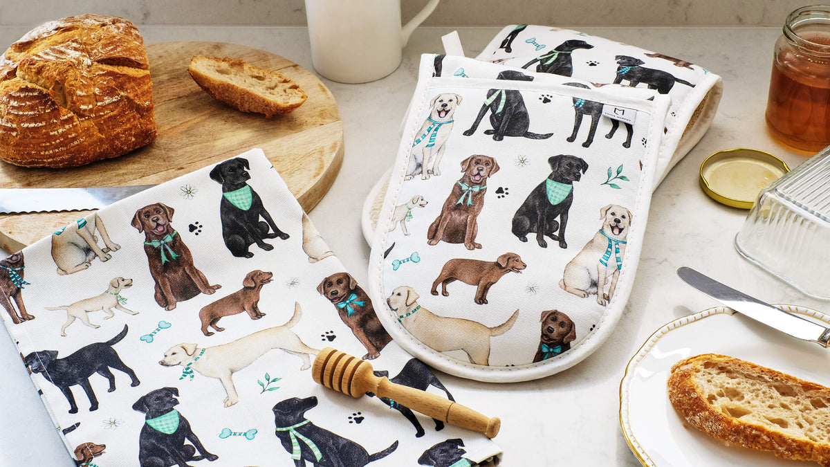 mixed labrador kitchenware